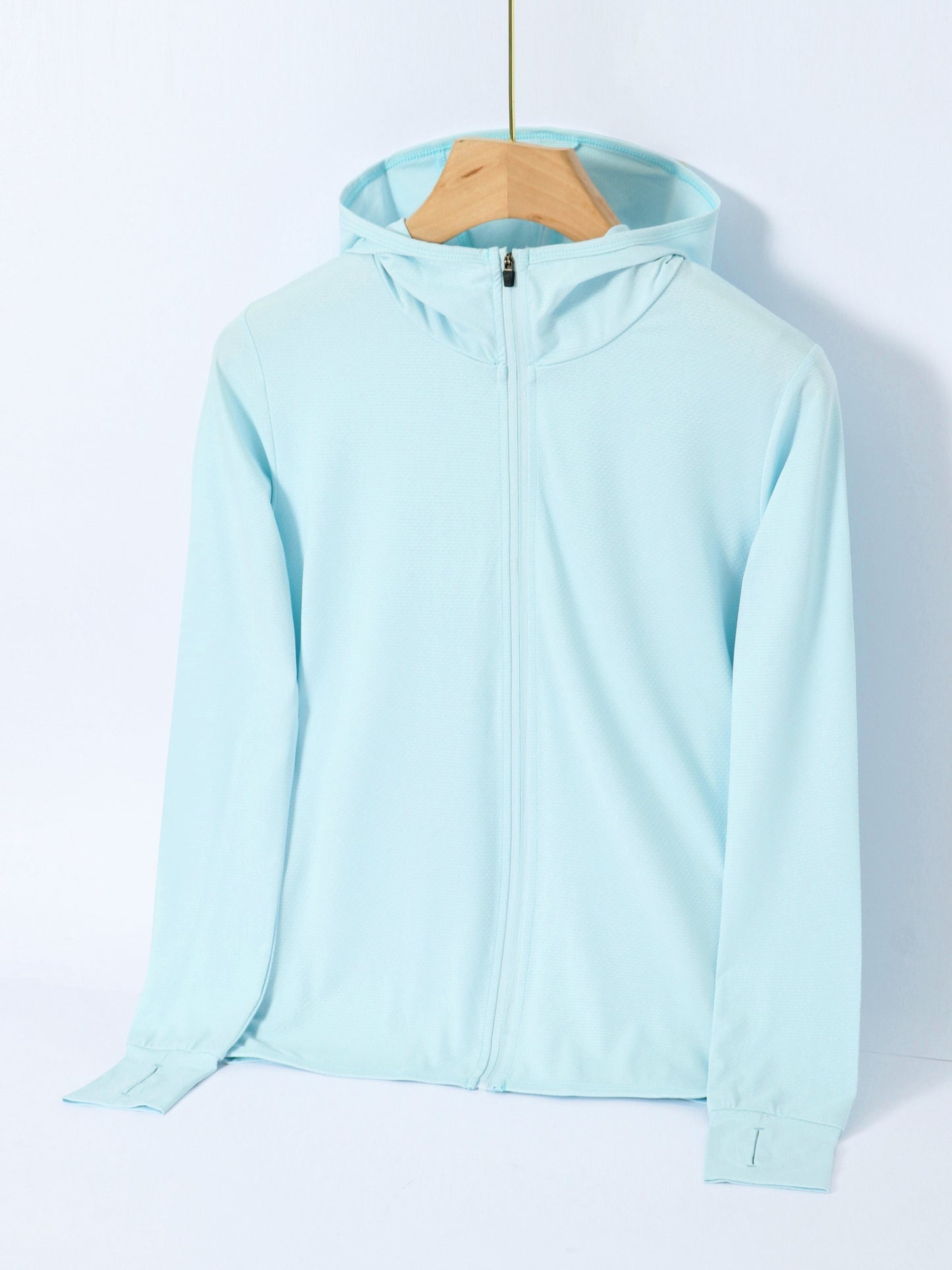 Summer Thin Ice Silk Anti-Ultraviolet Women'S Sun Protection Swimsuit Jacket Front Zipper Fishing Suit Couple Sun Protection Suit Women'S Jacket