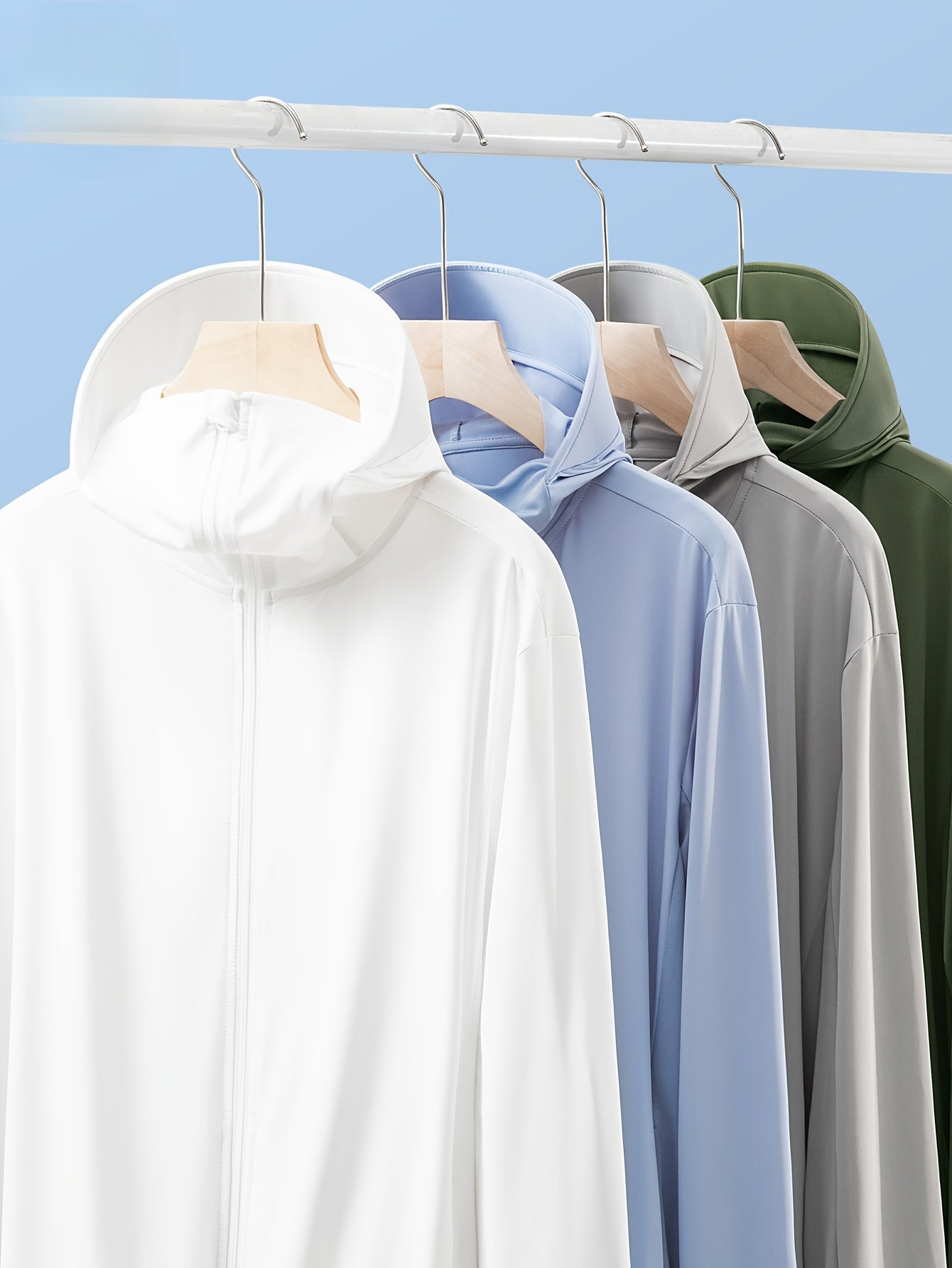 Pearson OBM Men's Casual Sun Jacket Summer Thin Ice Silk Cool