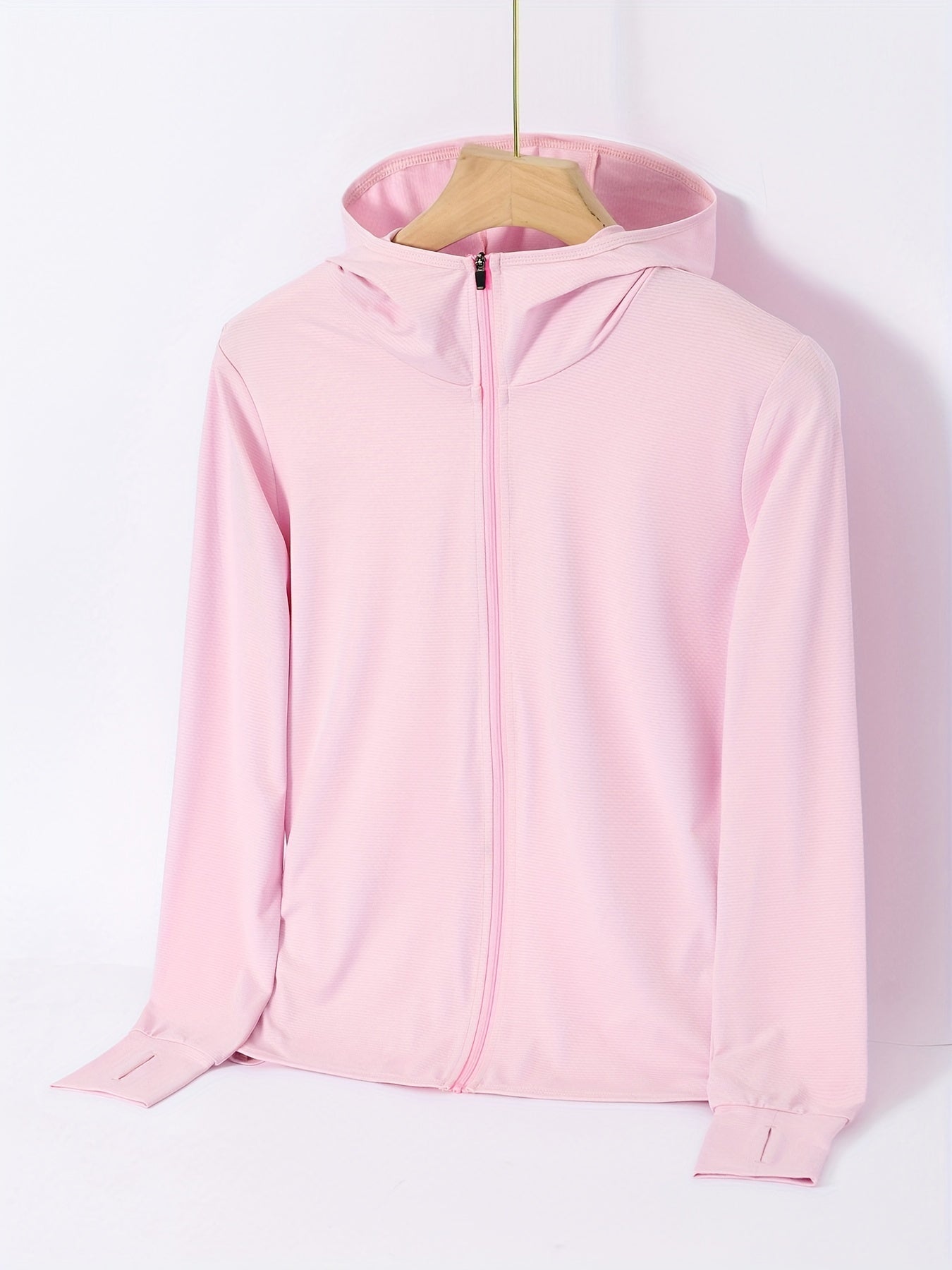 Summer Thin Ice Silk Anti-Ultraviolet Women'S Sun Protection Swimsuit Jacket Front Zipper Fishing Suit Couple Sun Protection Suit Women'S Jacket